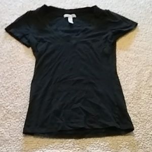 Faded v neck cotton Tee